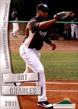 2011 Grandstand Appalachian League Top Prospects #NNO Art Charles Front