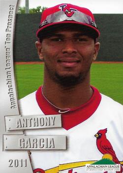 2011 Grandstand Appalachian League Top Prospects #NNO Anthony Garcia Front