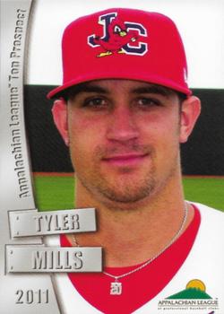 2011 Grandstand Appalachian League Top Prospects #NNO Tyler Mills Front