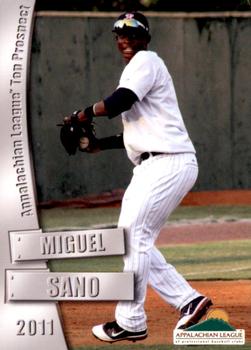 2011 Grandstand Appalachian League Top Prospects #NNO Miguel Sano Front