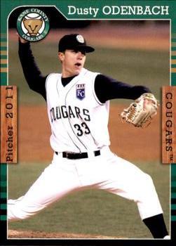 2011 Grandstand Kane County Cougars #NNO Dusty Odenbach Front