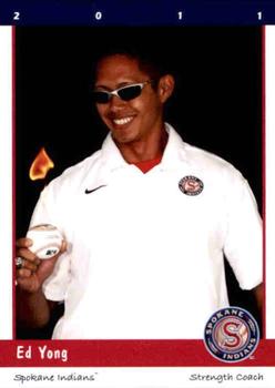 2011 Grandstand Spokane Indians #NNO Ed Yong Front