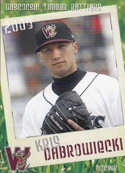 2009 Grandstand Wisconsin Timber Rattlers #NNO Kris Dabrowiecki Front
