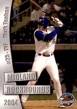 2004 Grandstand Midland RockHounds #NNO Mark Teahen Front