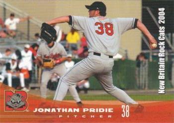 2004 Grandstand New Britain Rock Cats #NNO Jonathan Pridie Front