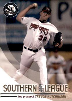 2004 Grandstand Southern League Top Prospects #NNO Trevor Hutchinson Front