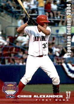2004 Grandstand Spokane Indians #37 Chris Alexander Front
