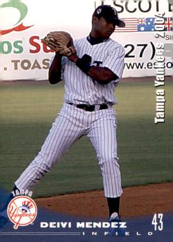 2004 Grandstand Tampa Yankees #NNO Deivi Mendez Front