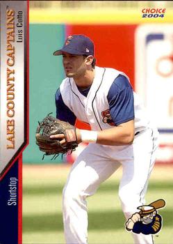2004 Choice Lake County Captains #03 Luis Cotto Front