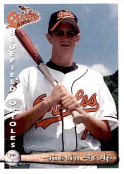 2000 Grandstand Bluefield Orioles #NNO Justin Stolp Front