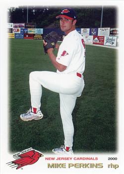 2000 Grandstand New Jersey Cardinals #NNO Mike Perkins Front
