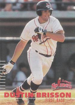 2000 Multi-Ad Lowell Spinners #13 Dustin Brisson Front