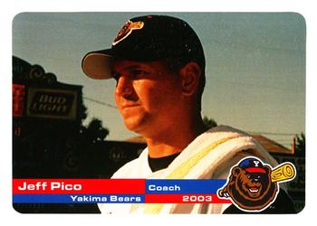2003 Grandstand Yakima Bears #NNO Jeff Pico Front