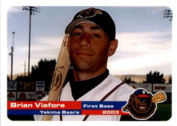 2003 Grandstand Yakima Bears #NNO Brian Viafore Front