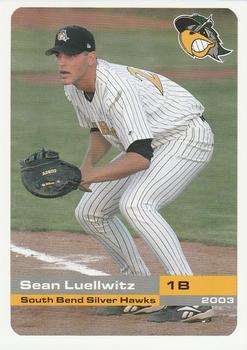 2003 Grandstand South Bend Silver Hawks #NNO Sean Luellwitz Front