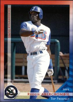 2003 Grandstand Southern League Top Prospects #NNO Reggie Abercrombie Front