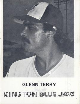 1982 Kelly Studio Kinston Blue Jays #27 Glenn Terry Front