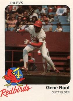 1983 Riley's Sports Gallery Louisville Redbirds #5 Gene Roof Front