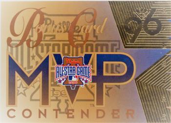 1996 Leaf - All-Star Game MVP Contenders Gold Exchange #20 Bonus Card Front