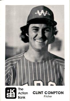 1973 J.P. Kelly Bank Wichita Aeros Baseball #NNO Clint Compton Front