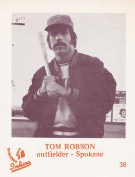 1974 Caruso Spokane Indians #38 Tom Robson Front