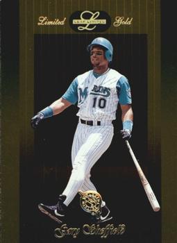 1996 Leaf Limited - Gold #3 Gary Sheffield Front