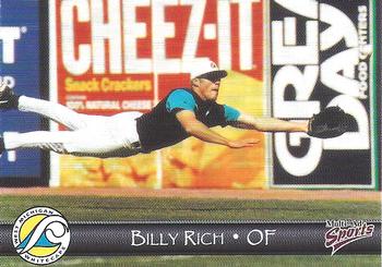 1999 Multi-Ad West Michigan Whitecaps #NNO Billy Rich Front