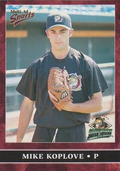 1999 Multi-Ad South Bend Silver Hawks #19 Mike Koplove Front