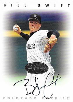 1996 Leaf Signature Series - Autographs Silver #NNO Bill Swift Front
