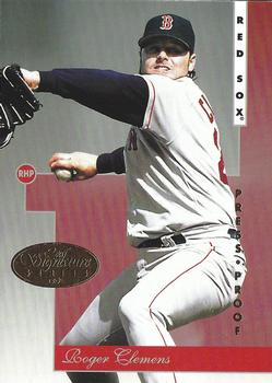 1996 Leaf Signature Series - Press Proofs Gold #28 Roger Clemens Front