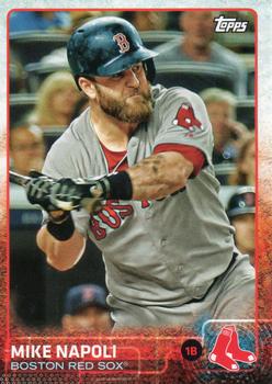 2015 Topps Boston Red Sox #BRS-4 Mike Napoli Front