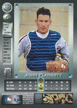 1996 Metal Universe - Platinum #58 John Flaherty Back