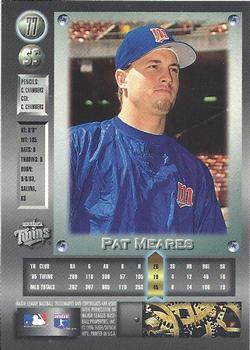 1996 Metal Universe - Platinum #77 Pat Meares Back