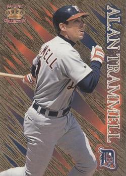 1996 Pacific Prism - Gold #P-103 Alan Trammell Front