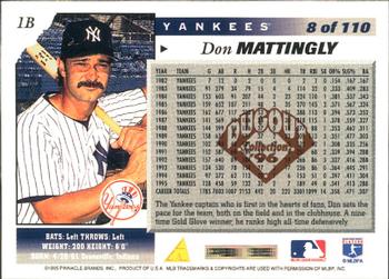 1996 Score - Dugout Collection (Series One) #8 Don Mattingly Back