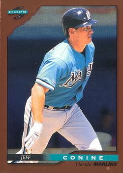 1996 Score - Dugout Collection (Series One) #9 Jeff Conine Front