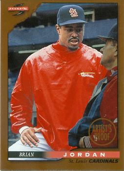 1996 Score - Dugout Collection Artist's Proofs (Series One) #21 Brian Jordan Front