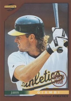 1996 Score - Dugout Collection Artist's Proofs (Series One) #39 Jason Giambi Front