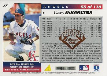 1996 Score - Dugout Collection Artist's Proofs (Series One) #55 Gary DiSarcina Back
