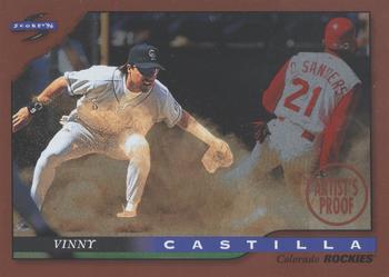1996 Score - Dugout Collection Artist's Proofs (Series One) #60 Vinny Castilla Front