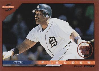 1996 Score - Dugout Collection Artist's Proofs (Series One) #62 Cecil Fielder Front