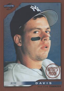 1996 Score - Dugout Collection Artist's Proofs (Series One) #80 Russ Davis Front