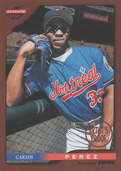1996 Score - Dugout Collection Artist's Proofs (Series One) #83 Carlos Perez Front