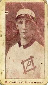 1910 A.W.H. Caramels Virginia League #NNO Pat McCauley Front