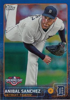 2015 Topps Opening Day - Blue #64 Anibal Sanchez Front