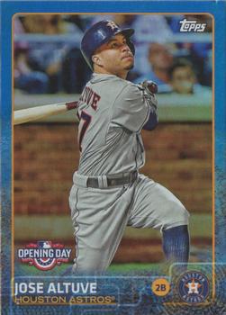 2015 Topps Opening Day - Blue #5 Jose Altuve Front