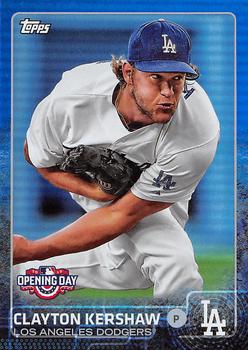 2015 Topps Opening Day - Blue #40 Clayton Kershaw Front