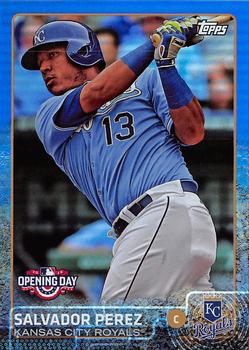 2015 Topps Opening Day - Blue #57 Salvador Perez Front