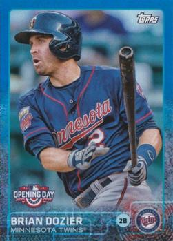 2015 Topps Opening Day - Blue #89 Brian Dozier Front