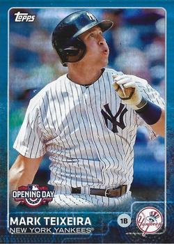 2015 Topps Opening Day - Blue #92 Mark Teixeira Front